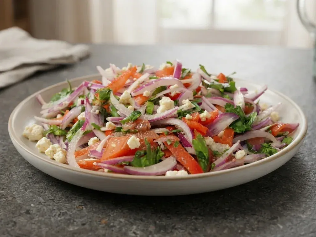 Cómo preparar la receta fácil de ensalada criolla boliviana paso a paso como guarnición perfecta