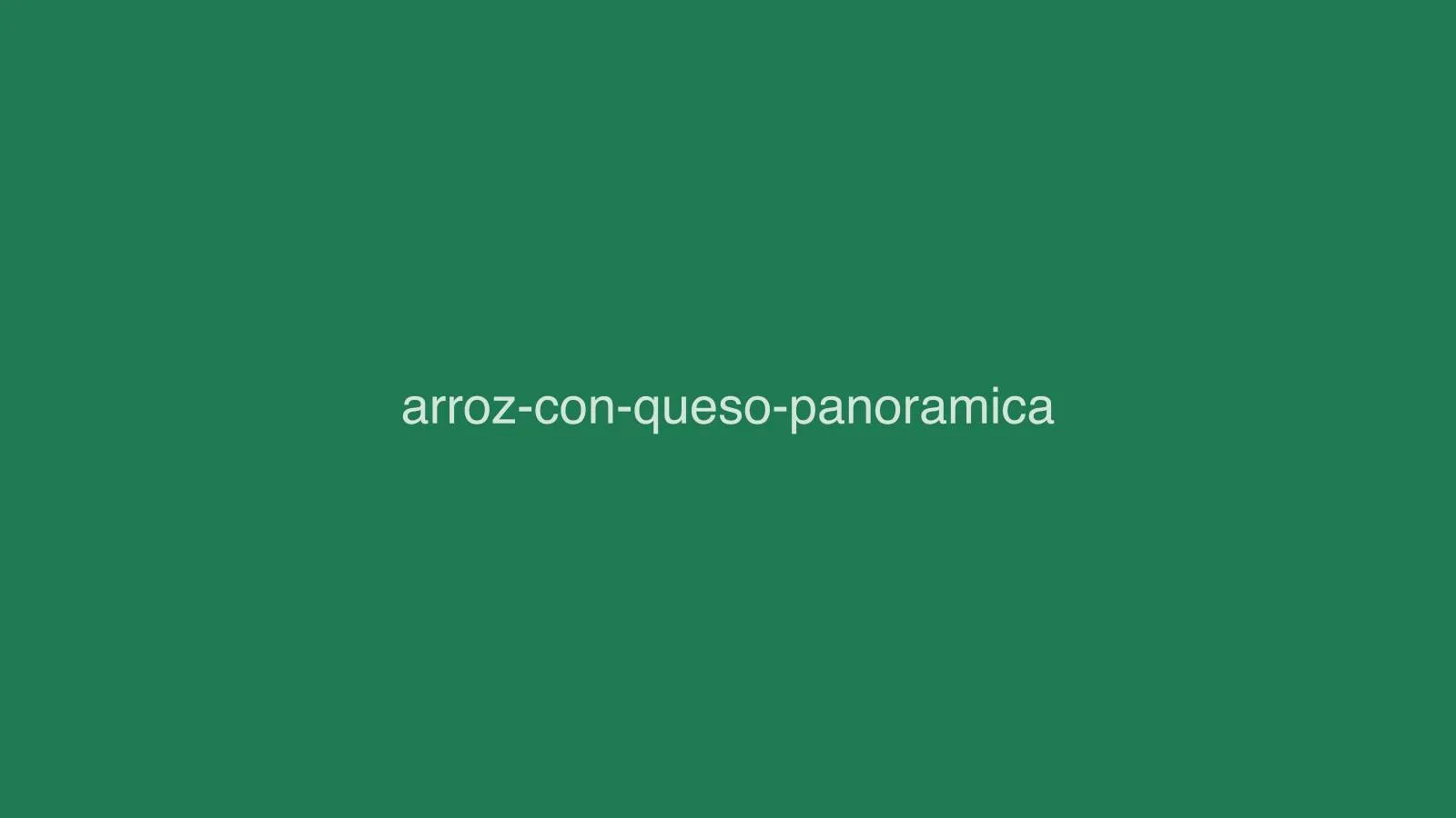 Arroz con queso tarijeño