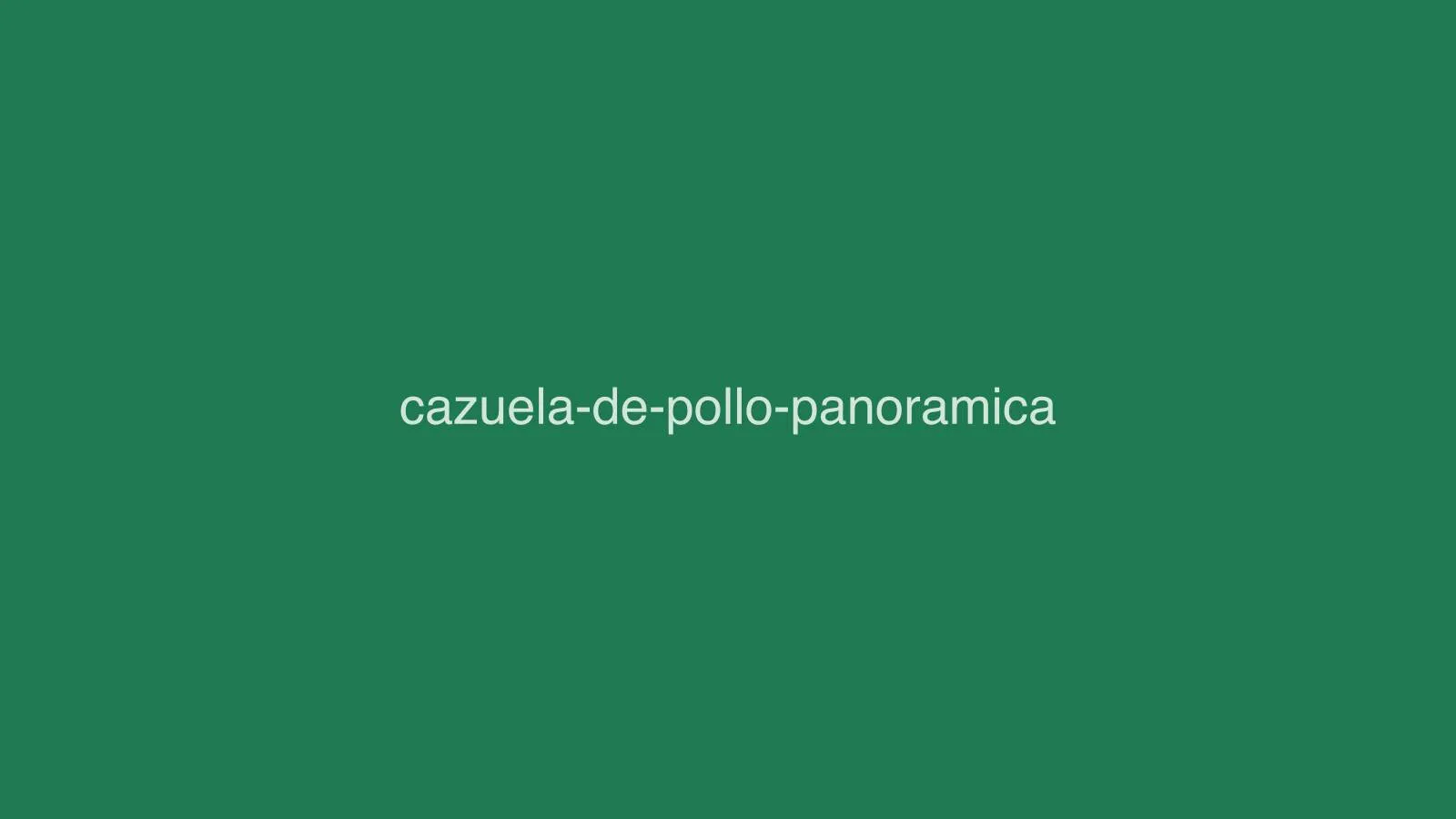 Cazuela de pollo