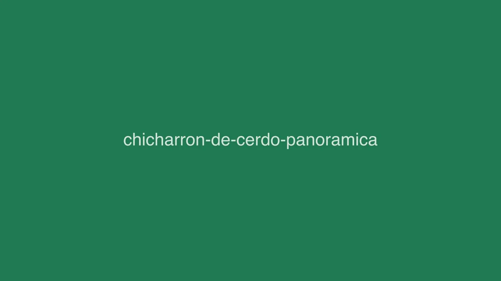 Chicharrón de cerdo boliviano