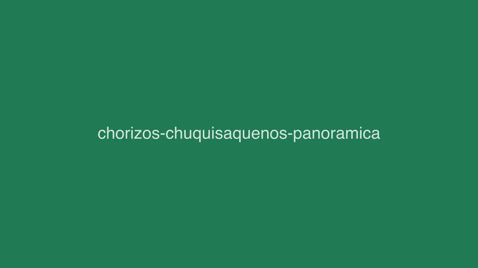 Chorizos chuquisaqueños