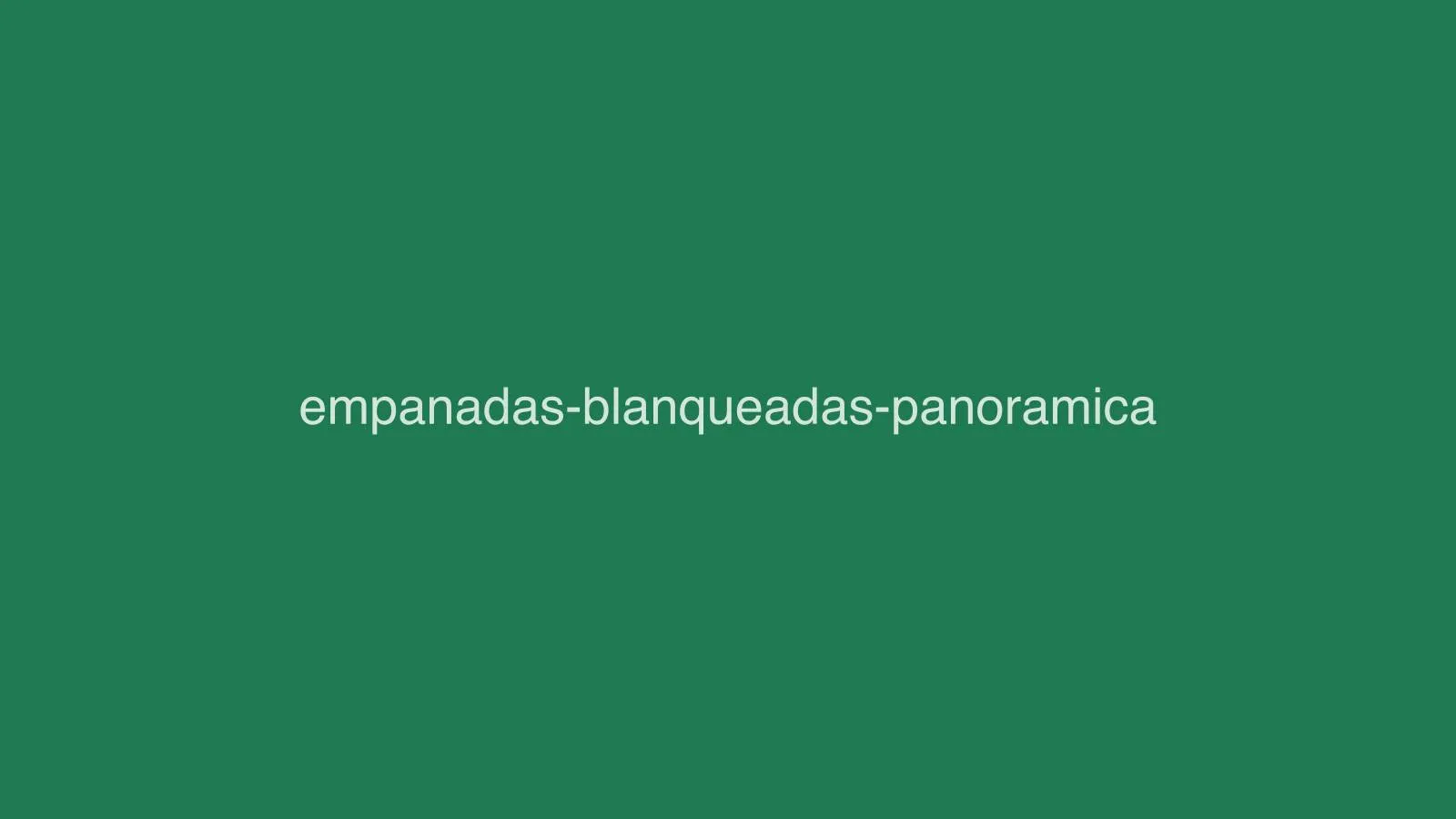 Empanadas blanqueadas de Sucre