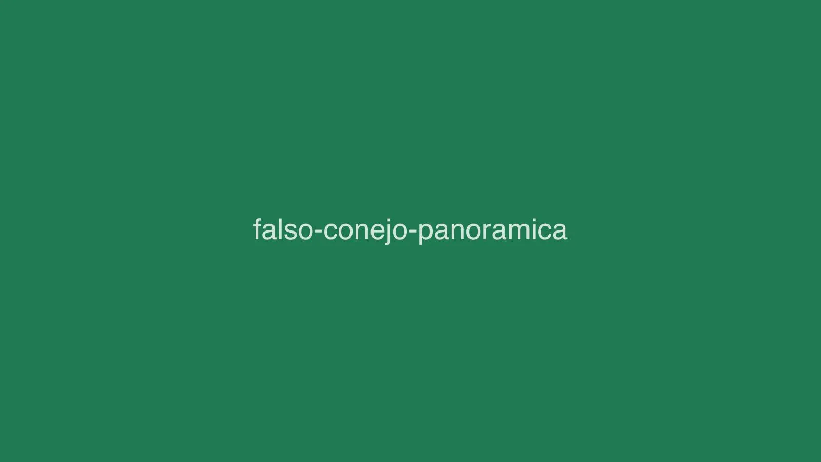 Falso conejo