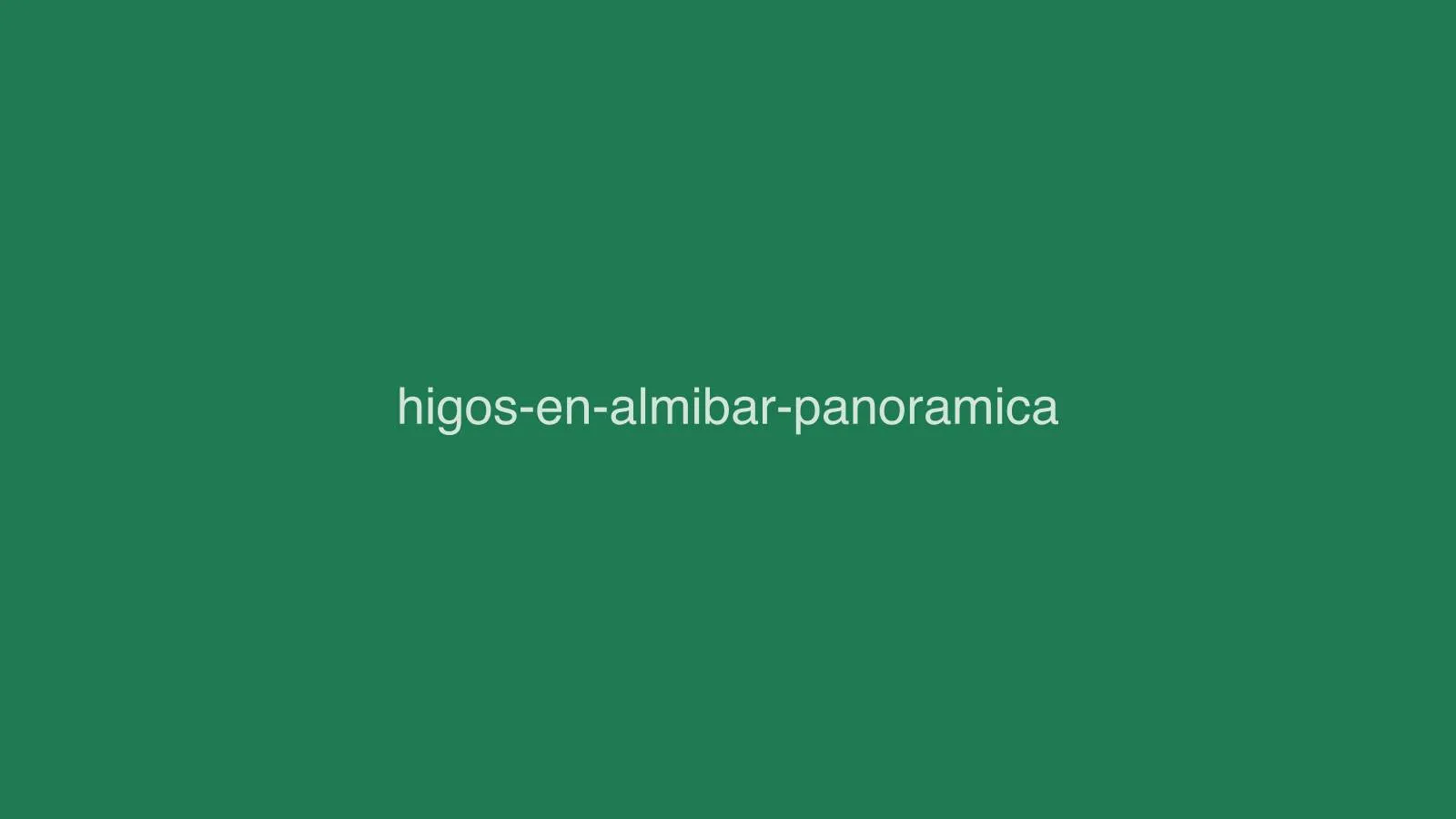 Higos en almíbar