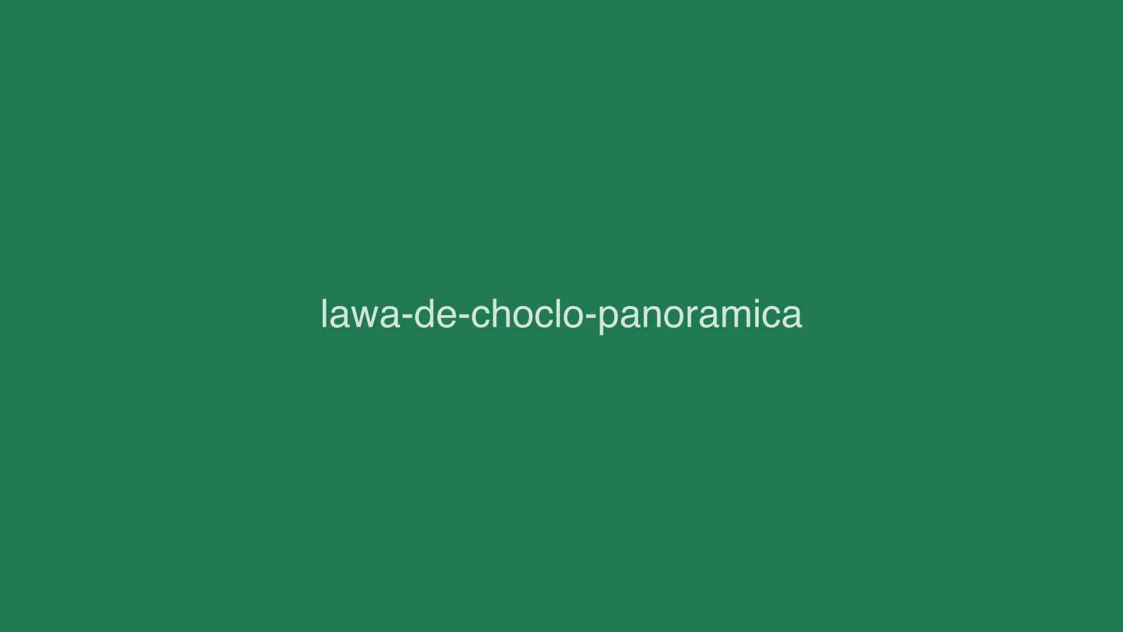 Lawa de choclo