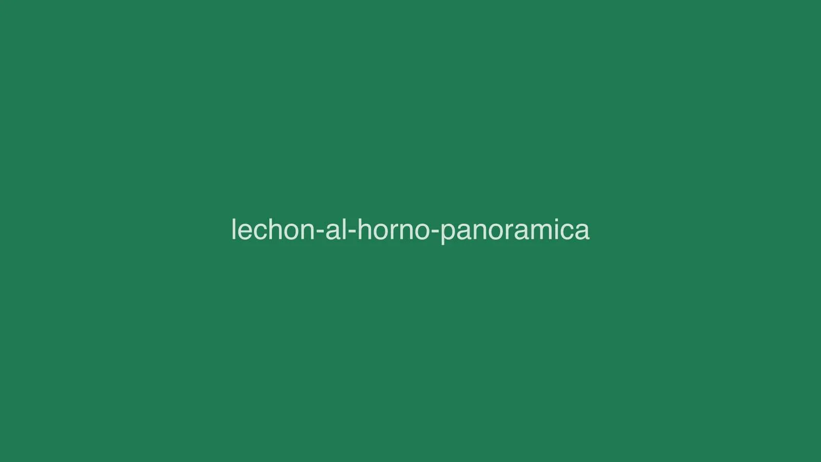 Lechón al horno boliviano