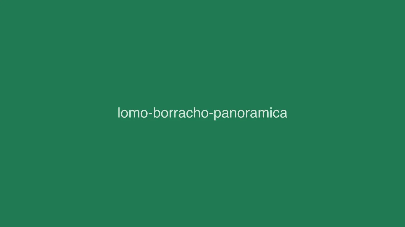 Lomo borracho