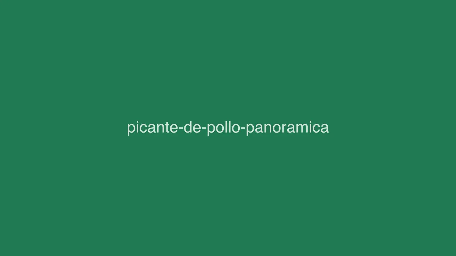 Picante de pollo