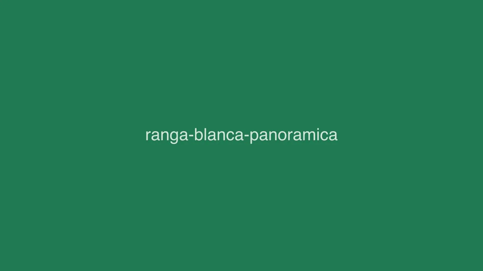 Ranga blanca