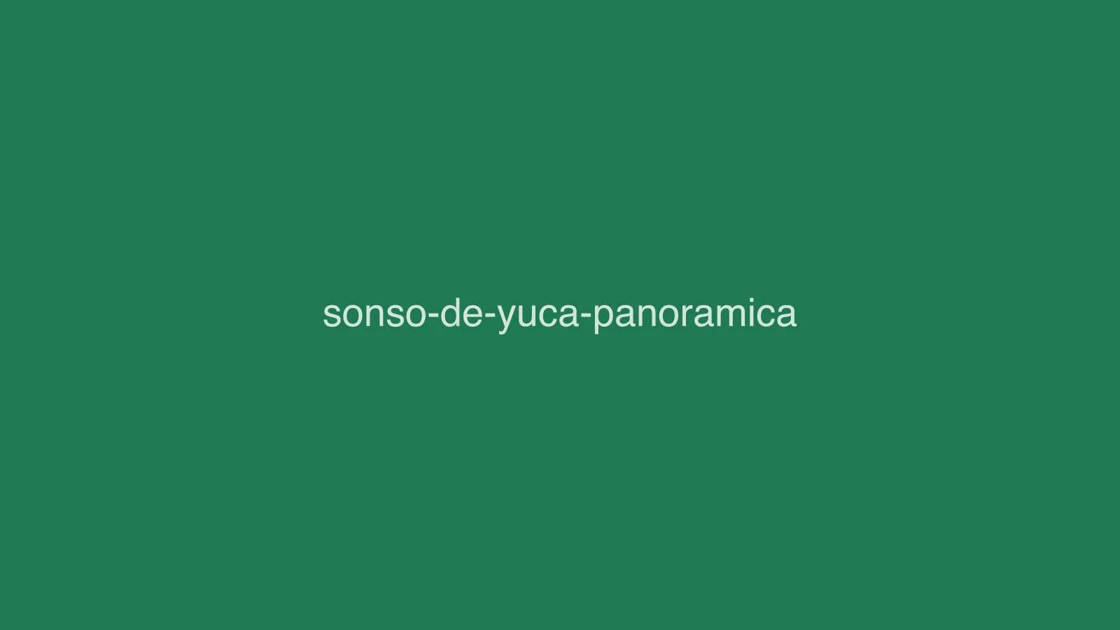 Sonso de yuca