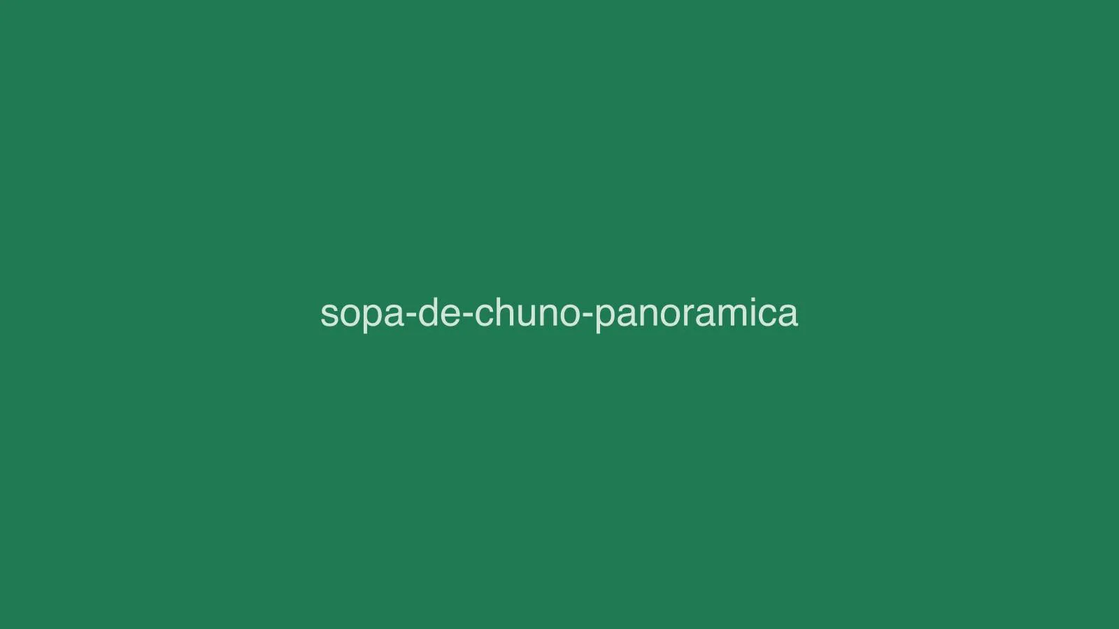 Sopa de chuño