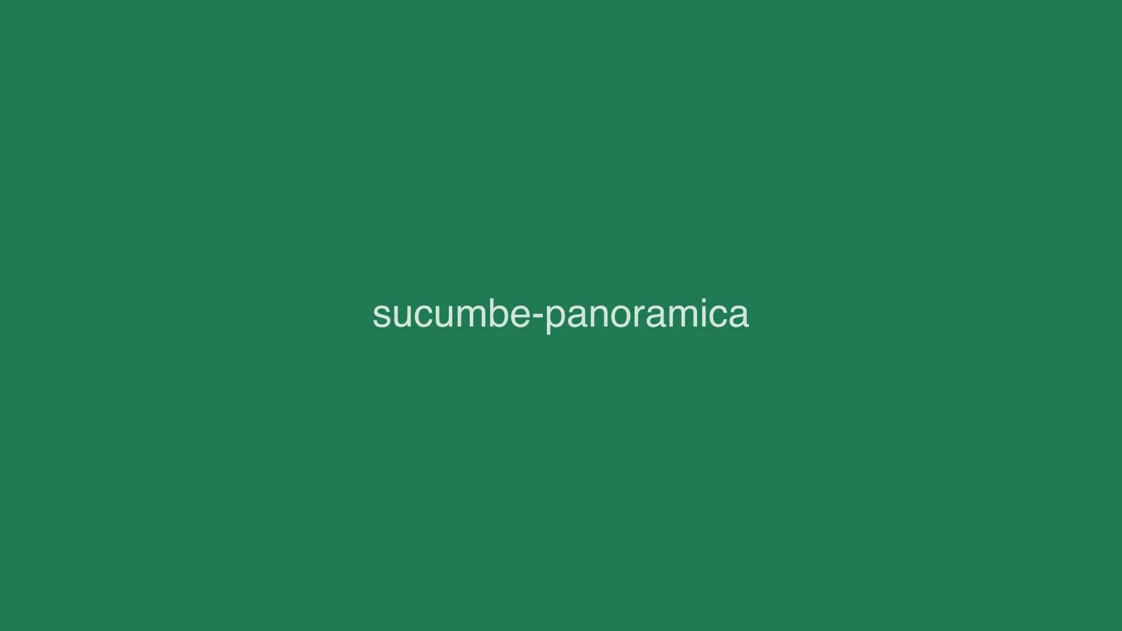 Sucumbé