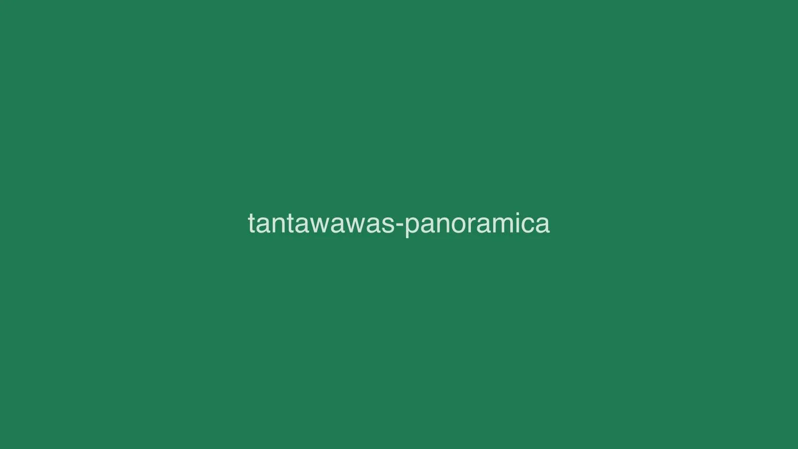 Tantawawas