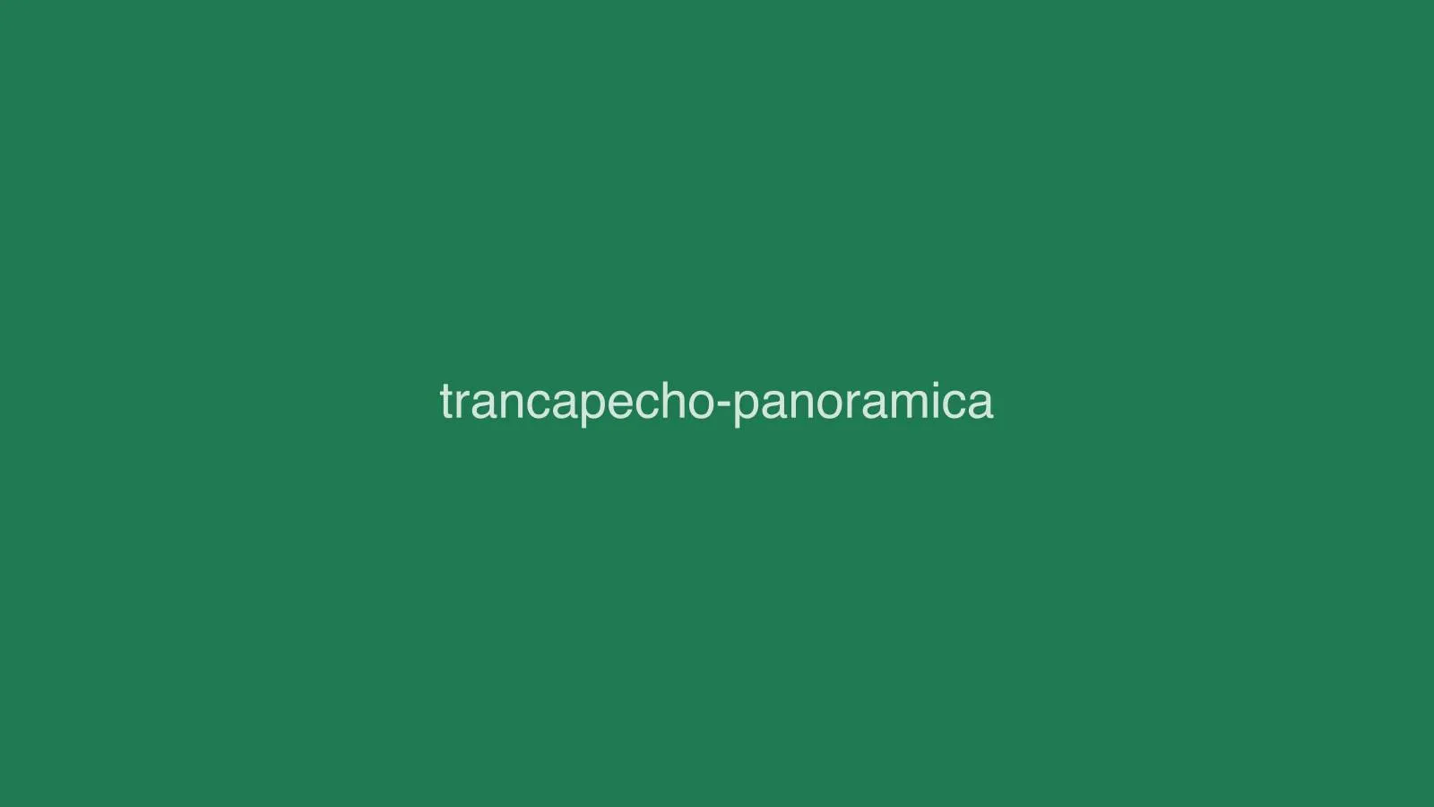 Trancapecho
