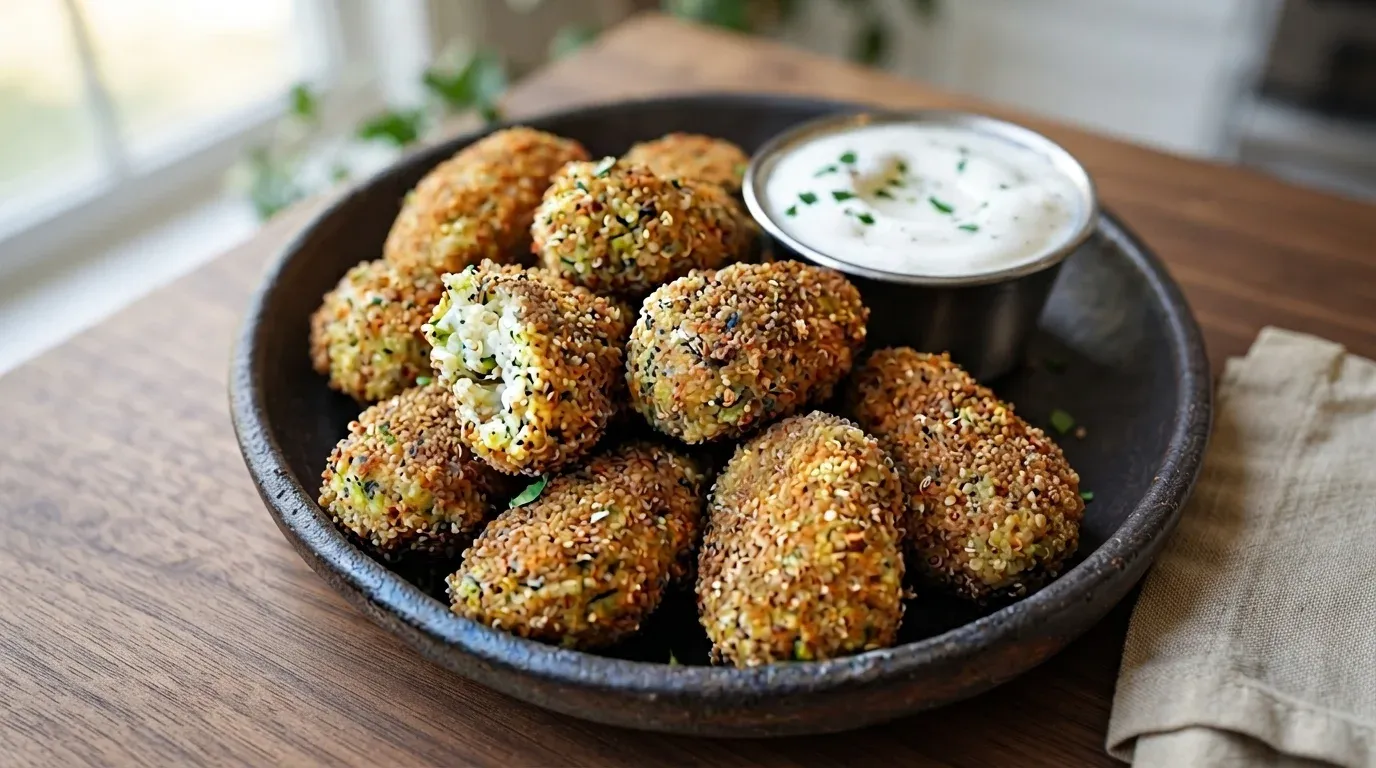 Cómo preparar la receta casera y fácil de croquetas de quinua doradas y nutritivas paso a paso