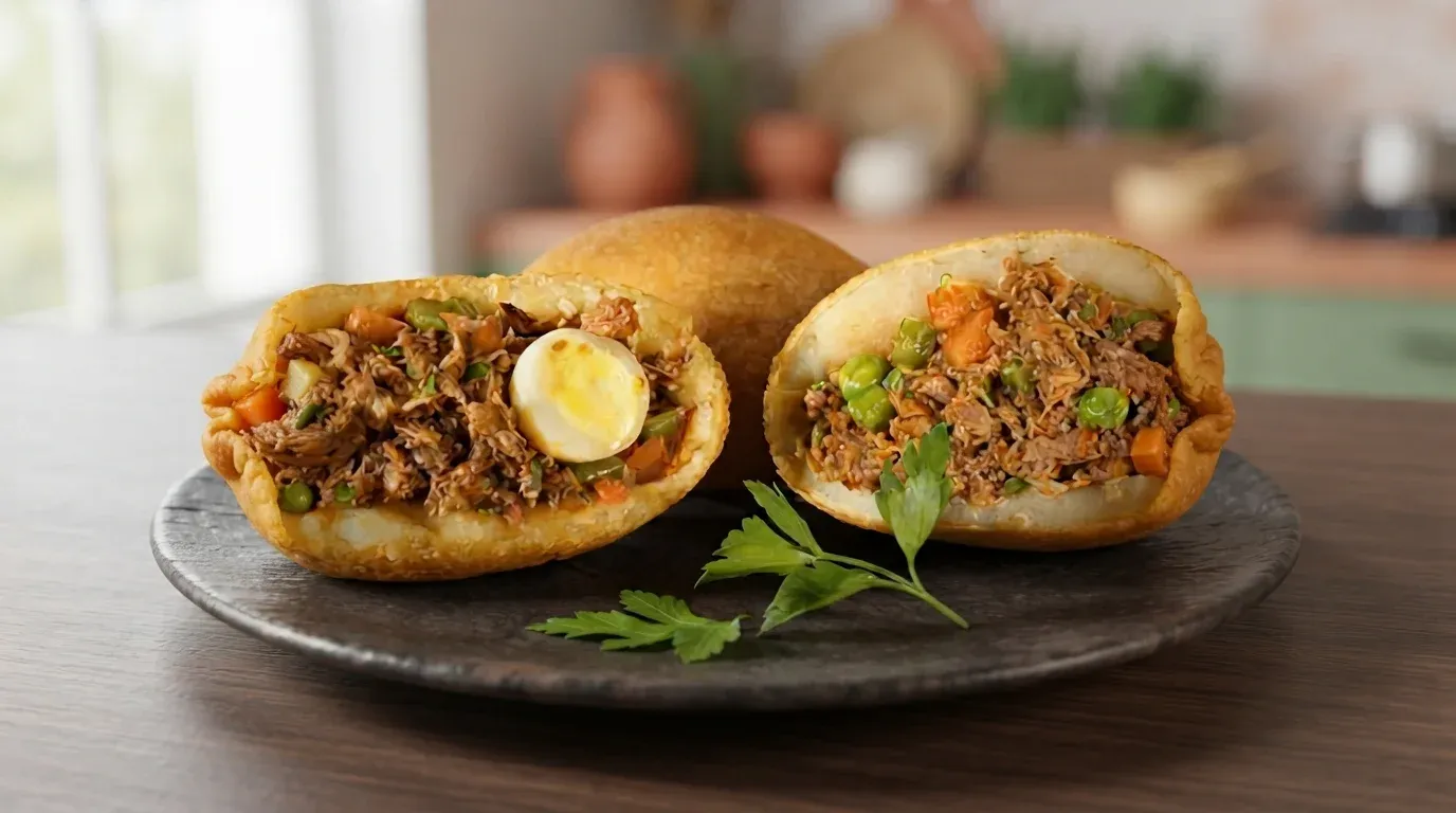 Cómo hacer la receta casera de papa rellena boliviana crujiente por fuera y suave por dentro paso a paso