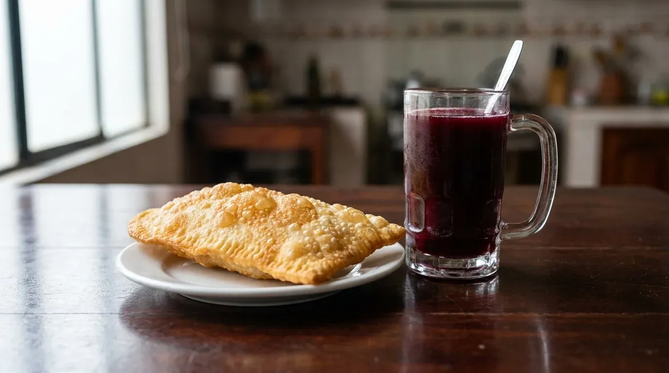 Cómo preparar la receta original de api morado boliviano paso a paso para un desayuno tradicional de invierno.