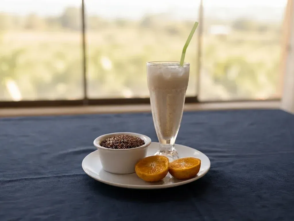 Cómo preparar la receta de refresco de linaza casero y saludable paso a paso para un almuerzo tradicional