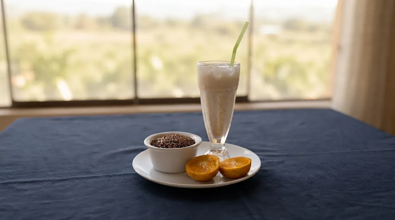 Cómo preparar la receta de refresco de linaza casero y saludable paso a paso para un almuerzo tradicional