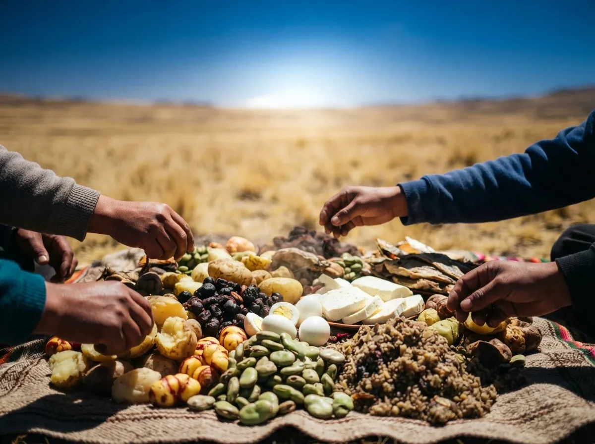 El apthapi: comer en comunidad en el altiplano