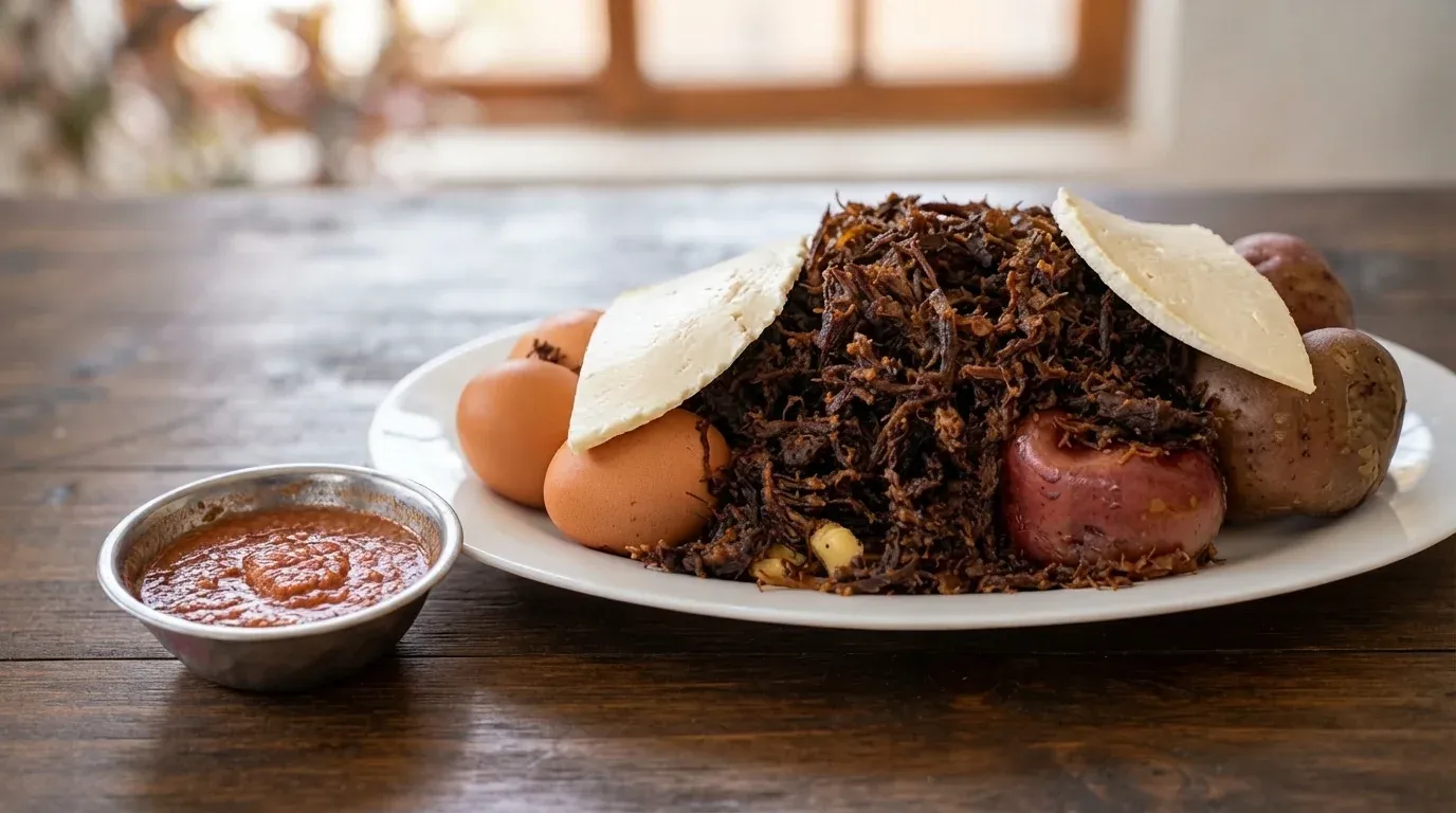 Cómo preparar la receta original de charquekan tradicional boliviano paso a paso para un almuerzo típico.