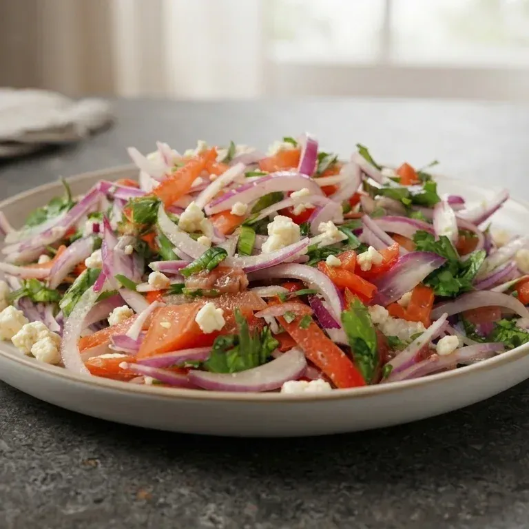 Cómo preparar la receta fácil de ensalada criolla boliviana paso a paso como guarnición perfecta