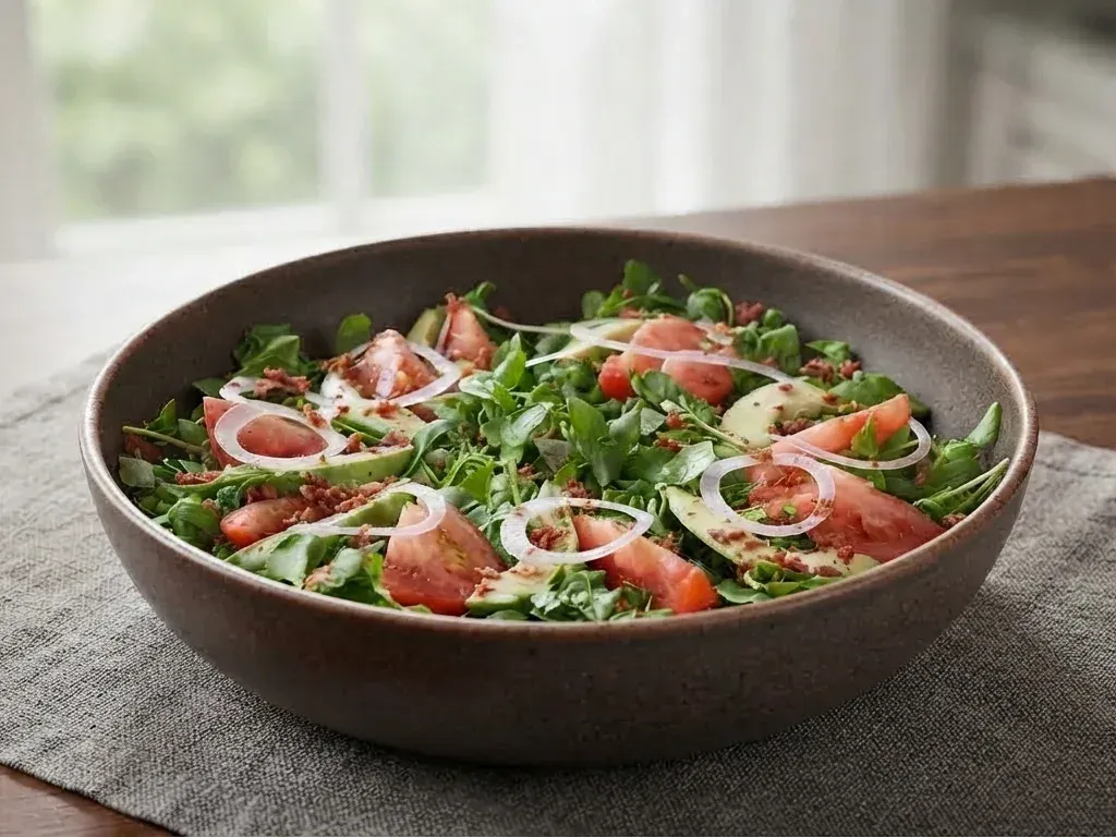 Cómo preparar la receta de ensalada de berros cochala tradicional paso a paso para guarniciones bolivianas.