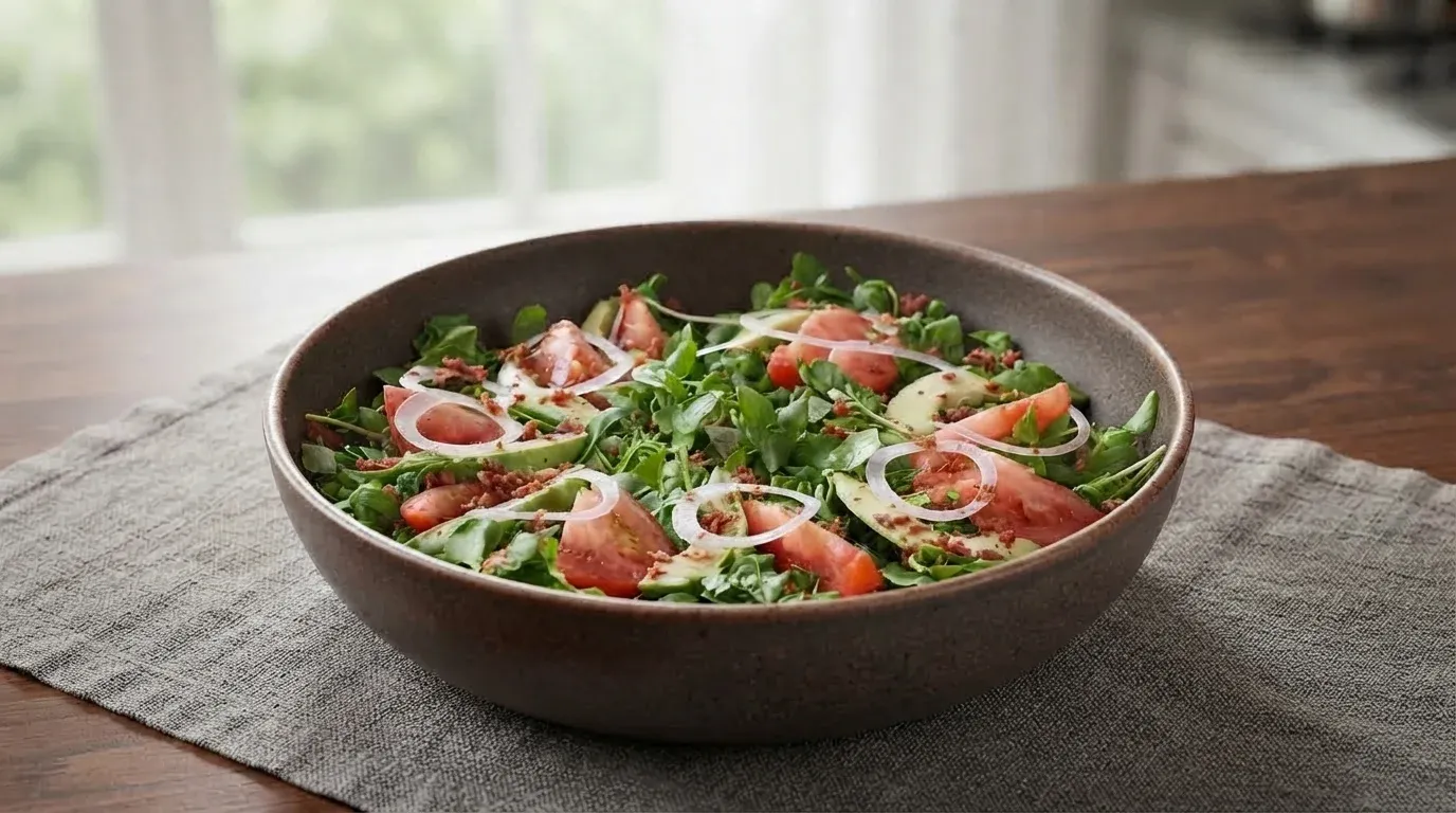 Cómo preparar la receta de ensalada de berros cochala tradicional paso a paso para guarniciones bolivianas.