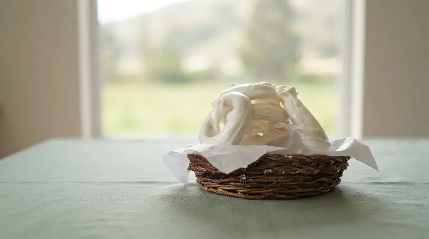 Rosquetes de Punata tradicionales, receta cochabambina de roscas crujientes con blanqueado de merengue y azúcar.