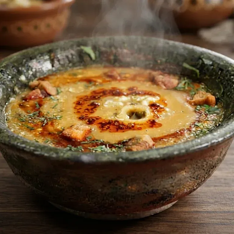 Cómo preparar la receta original de k'alapurca potosina tradicional paso a paso para un desayuno andino reconfortante.
