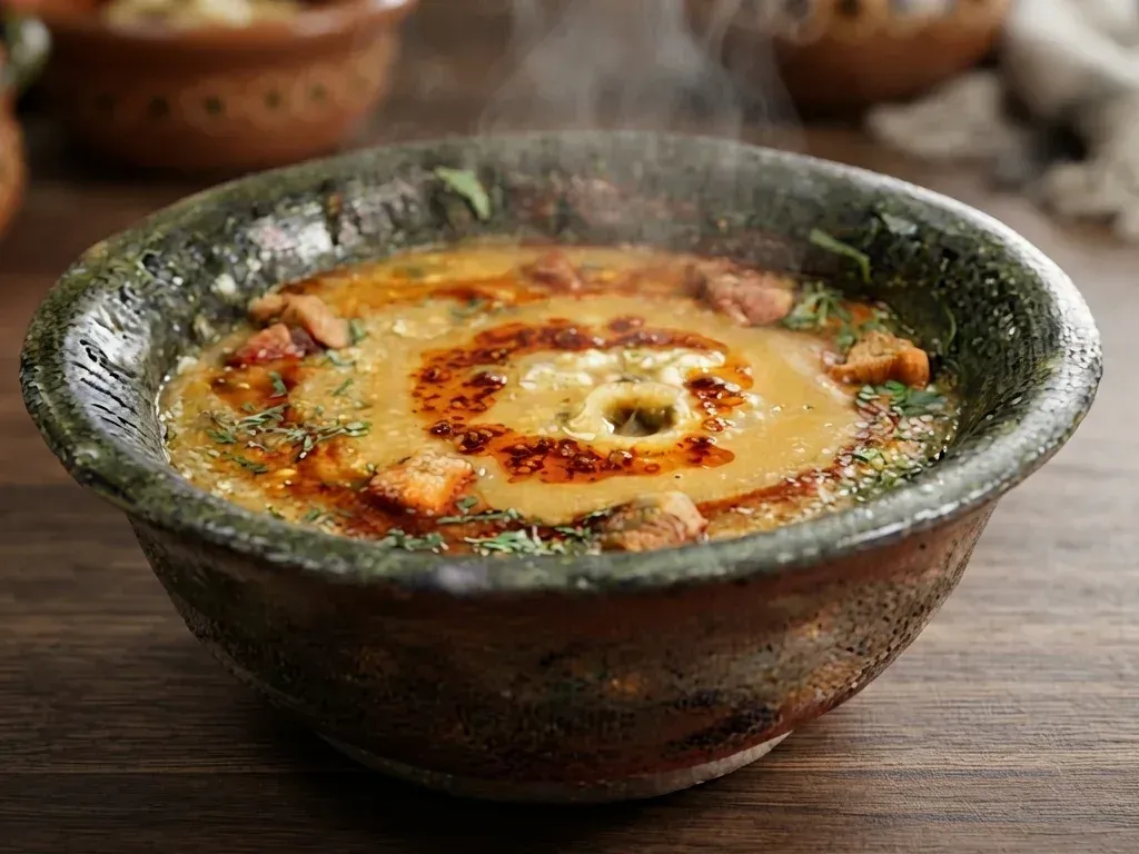 Cómo preparar la receta original de k'alapurca potosina tradicional paso a paso para un desayuno andino reconfortante.