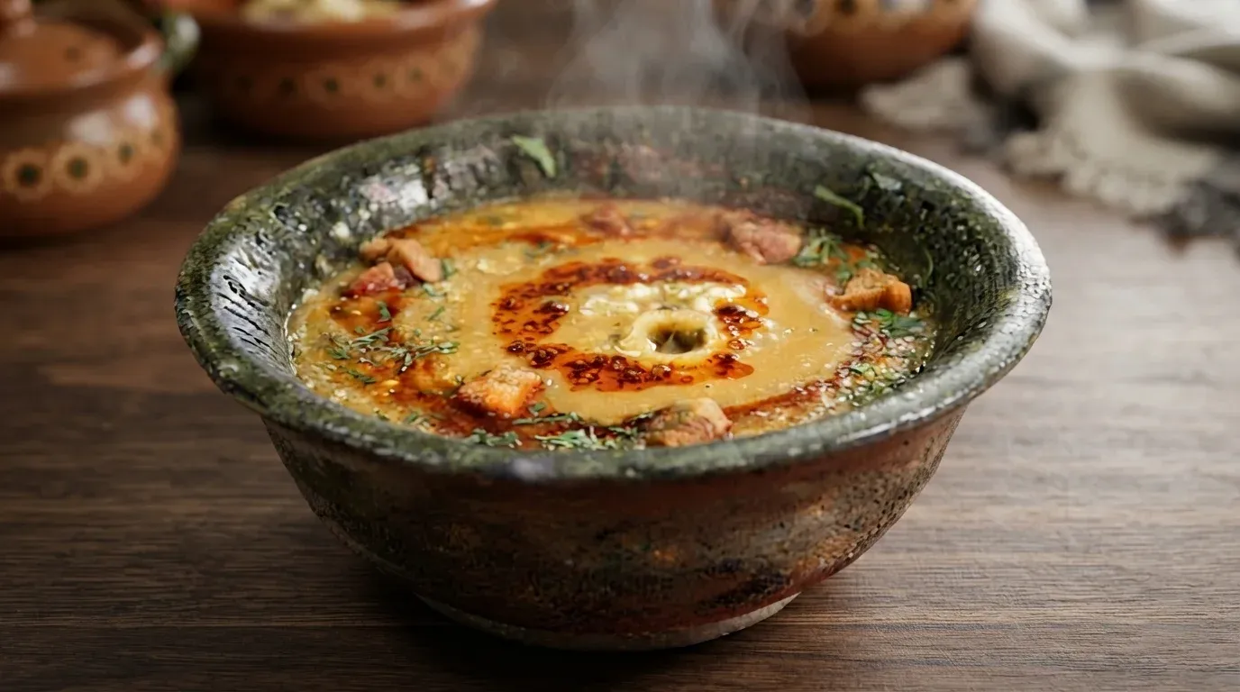 Cómo preparar la receta original de k'alapurca potosina tradicional paso a paso para un desayuno andino reconfortante.